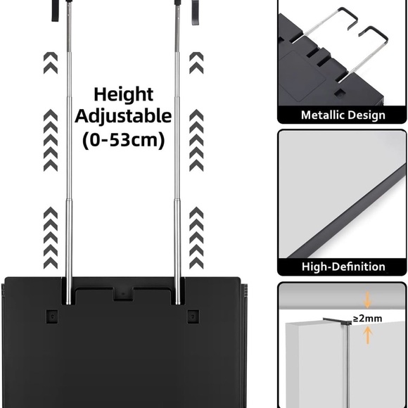 3 Way Mirror-360 Mirror for Self Hair Cutting, Adjustable & Foldable Trifold - Picture 6 of 6